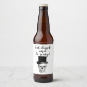 boire du crâne étiquette (Devant)