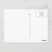 Boire du léopard dans les cartes postales du safar (Dos)