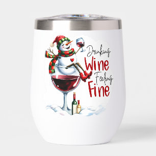 Boire du vin se sentant fin personnalisé