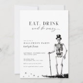 Boire et être effrayant Invitation de la fête d'Ha (Devant)