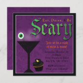 Boire et être effrayant Invitation de la fête d'Ha (Devant / Derrière)