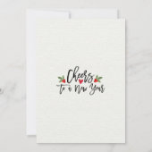 Boire et être joyeux Noël Fête Invitation (Dos)