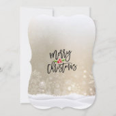 Boire et être joyeux Noël Fête Invitation (Dos)