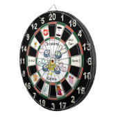 Boire Jeu de Cible de flechettes de bière (Devant droit)