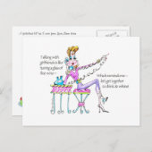 Boire n'Whine carte postale (Devant / Derrière)