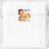 BOIRE ORANGE JUS autocollant (Sac)