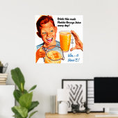BOIRE ORANGE JUS poster (Bureau à domicile)
