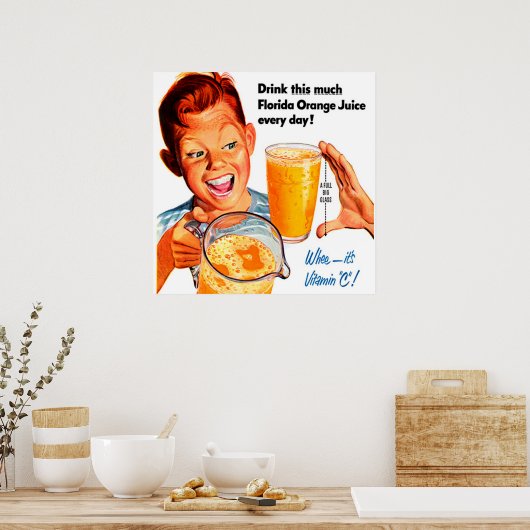 BOIRE ORANGE JUS poster (Cuisine)