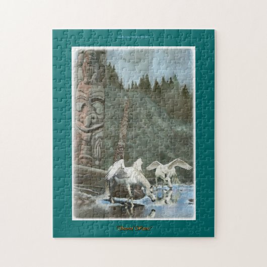 Boire Pegasi & Totem Poles Imaginaire Art Puzzle (Vertical)