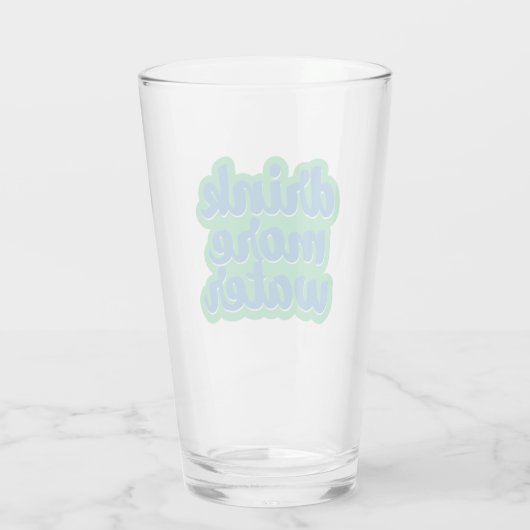 Boire plus de verre d'eau (Dos)