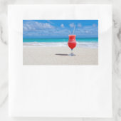 Boire sur la plage autocollants (Sac)