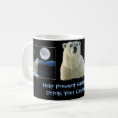 "BOIRE TON CAFÉ FROID !" Mugs (Devant gauche)