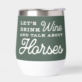 Boire Vin Parler de Chevaux Amusants Equestrio (Gauche)