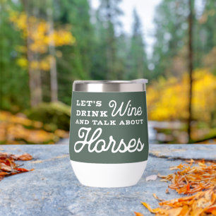 Boire Vin Parler de Chevaux Amusants Equestrio