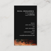 Bois 11 ・ Carte de visite élégant (Dos)