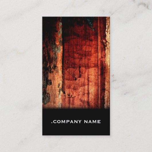 Bois 11 ・ Carte de visite élégant (Devant)