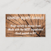 Bois à deux côtés Carte de visite (Devant)