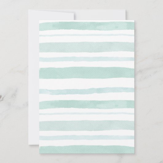 Bois animal 1er anniversaire Invitation garçon. (Dos)