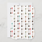 Bois Animaux Baby shower tribal Boho Invitation (Dos)