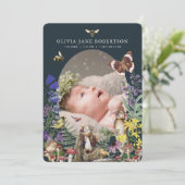 Bois Animaux et Faire-part de naissance Fleur sauv (Debout devant)