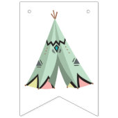 Bois Animaux Fête Bunting Pennant Bannière (Premier drapeau)
