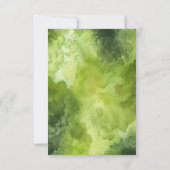 Bois Animaux mignons Baby shower Merci (Dos)