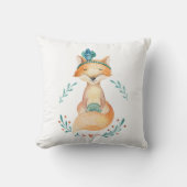 Bois Animaux Renard Coussin décoratif (Recto)