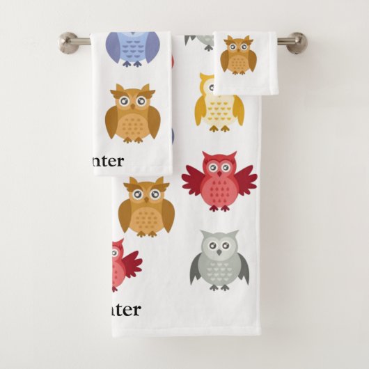 Bois Animaux Votre Nom Moderne (En situation)