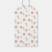 Bois aquarelle | Étiquette cadeau d'amis forestier (Dos)