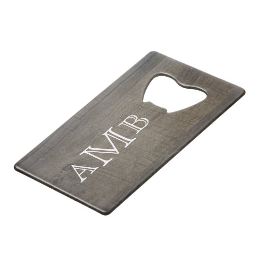 Bois aspect monogrammé  (Devant Angle)