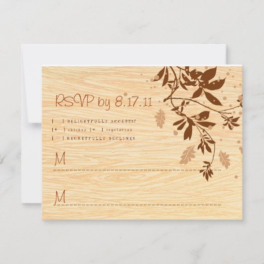 Bois avec vignes RSVP (Devant)