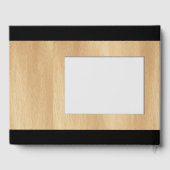 Bois B Modèle Funérailles Livre d'or Ajouter une i (Verso)