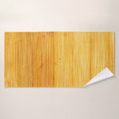 Bois bambou texture arrière - plan (Serviette de bain)