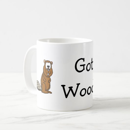 Bois ? Beaver Coffee Mug (Devant gauche)