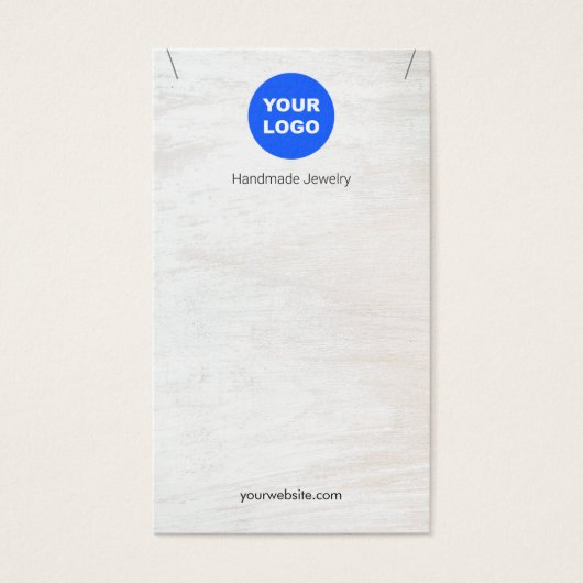 Bois blanc Ajouter logo Pendentif écran (Devant)