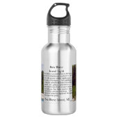 Bois Blanc Island Licht waterflesje Waterfles (Voorkant)