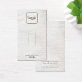 Bois blanc rustique Ajouter un écran de logo (Bureau)