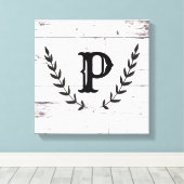 Bois Blanc Rustique Art Mural Laurier dans le Styl (Insitu (Plancher de Bois))