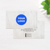 Bois Blanc Simple Ajouter Votre Logo (Bureau)