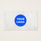 Bois Blanc Simple Ajouter Votre Logo (Devant)