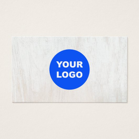 Bois Blanc Simple Ajouter Votre Logo (Devant)