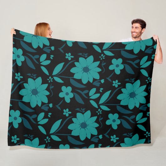 Bois bleu 60x80 Couverture polaire (En situation)