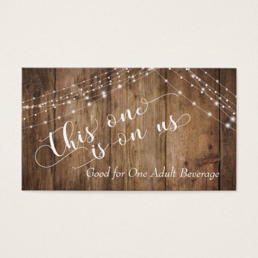 Bois Brown rustique & Chaînes légères Billets de b (Devant)