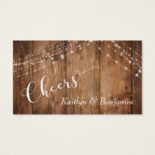 Bois Brown rustique & Chaînes légères Billets de b (Dos)