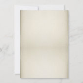 Bois, Burlap & Twine Heart Faire-part de mariage (Dos)