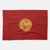 Bois Chèvre bélier chinois Année Zodiac Serviette (Horizontal)