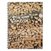 Bois coupé sur un carnet de pile (Devant)