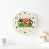 Bois Créature Forêt Animal Bébé Nourriture Horloge (Maison)