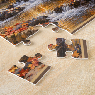Bois d'Ambre Automne Ruisseau Puzzle