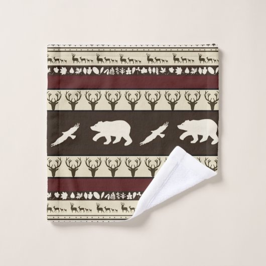 Bois d'automne (Gant de toilette)